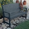 Highwood Usa 5ft Lehigh Garden Bench Outdoor Furniture for Patio, Backyard, Garden AD-BENW1-FBE - alternate 2